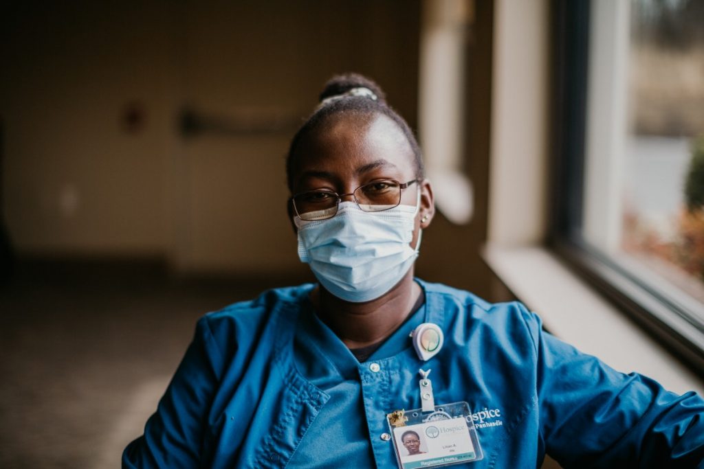 “We can make our way even when things seem impossible,” Lillian Amanaka says resolutely about what she has learned from a global pandemic. Photo: Molly Humphreys/Healthcare is Human