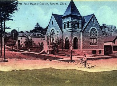 A postcard image of Mount Zion Baptist Church, dated around 1909. COURTESY: Mount Zion Baptist Church Preservation Society